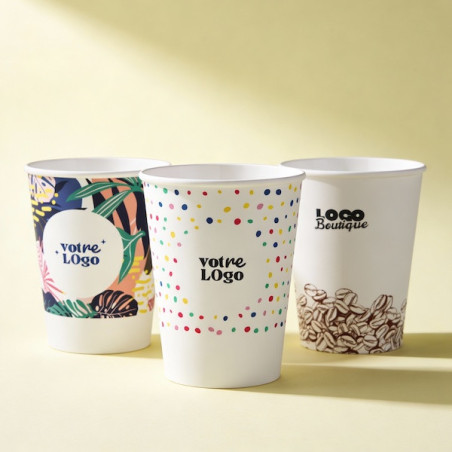 Gobelet jetable en carton personnalisé | Fournisseur de Packaging
