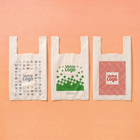 Sac plastique bretelle personnalisé | Fournisseur de Packaging