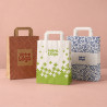 Sac kraft poignées plates personnalisé | Fournisseur de Packaging