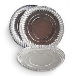 Assiette carton Argent