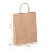 Sac kraft poignées ficelles