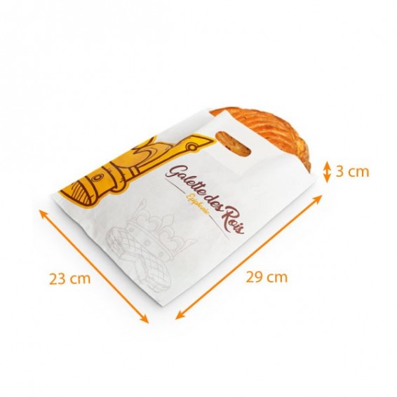 Sac galette des rois en kraft