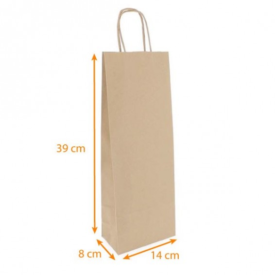 Sac bouteille en kraft