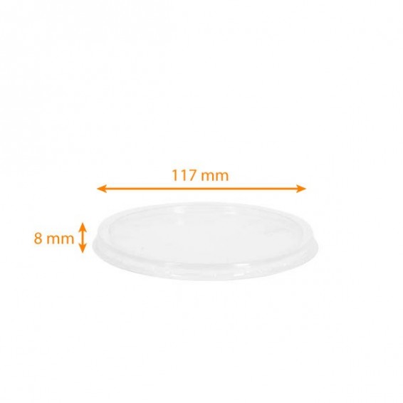 Couvercle pour pot rond en PP
