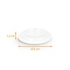 Couvercle pour pot rond APET