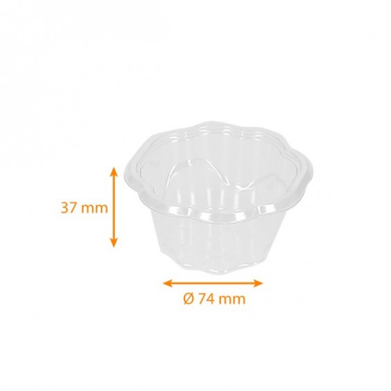 Pot à glace transparent