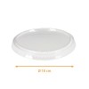 Couvercle pour verre de presentation