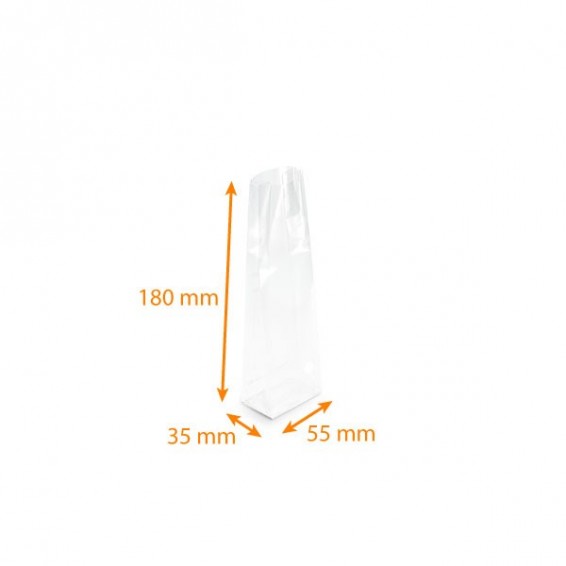 Sachets OPP neutre fond SOS