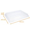 Couvercle pour fond de boite macaron PVC