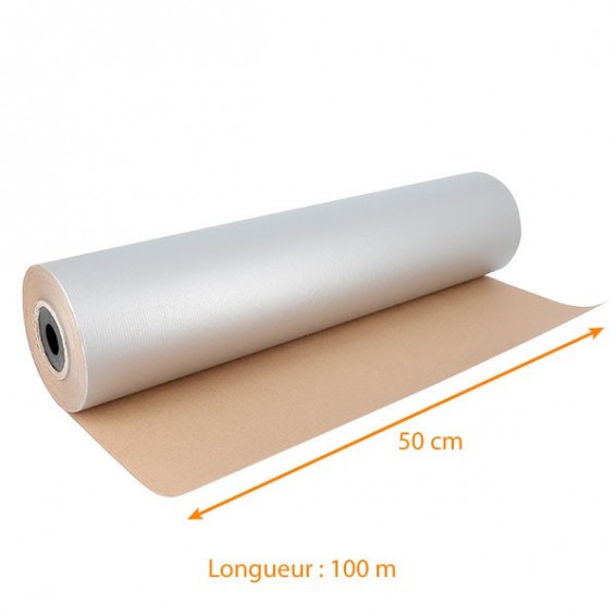 Rouleau papier cadeau kraft