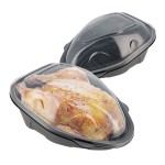 Boite poulet noire en PP