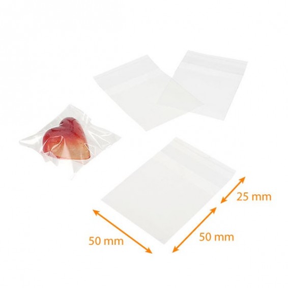 Sachet plat OPP pour tablette de chocolat