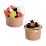 Coupe a dessert en carton brun