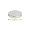 Couvercle pour pot en verre