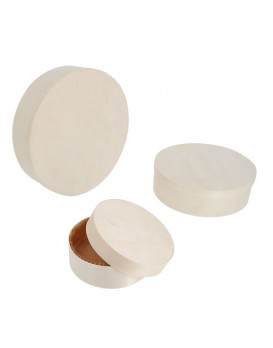 Boite ronde en bois