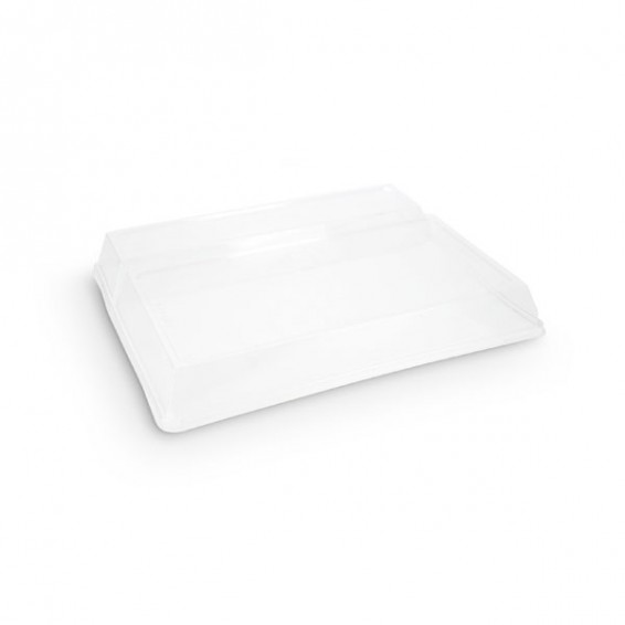 Couvercle pour plateau repas en fibre vegetale