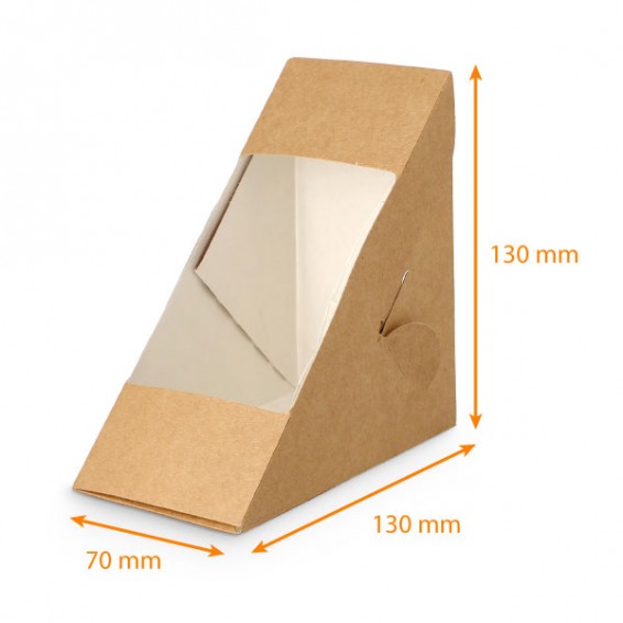 Emballage sandwich triangulaire