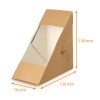 Emballage sandwich triangulaire