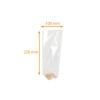 Sac fond carton en fibre compostable
