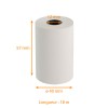 Rouleau papier thermique blanc