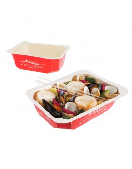 Barquette scellable en carton pour les fêtes