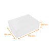 Boite transparente pour plateau rainé