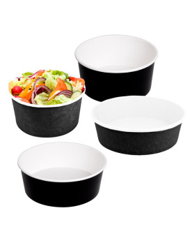 Pot salade kraft Noir