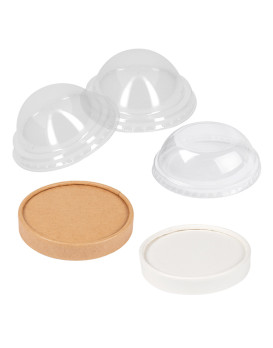 Couvercle pour pot a glace transparent