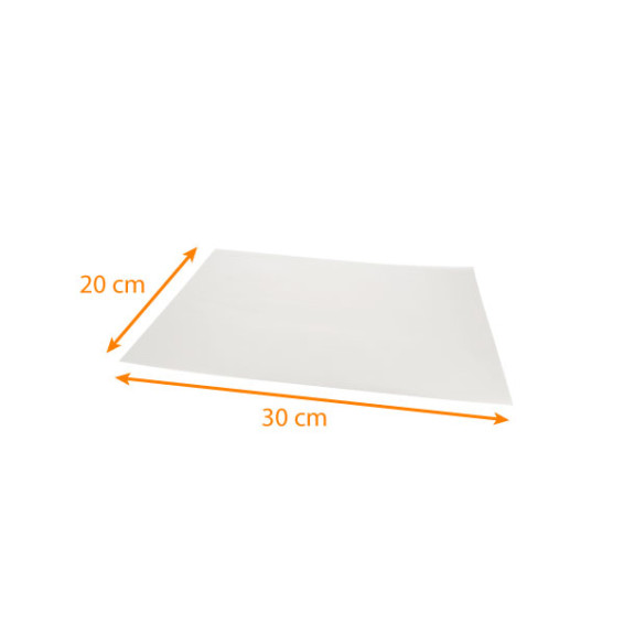 Papier mousseline blanche