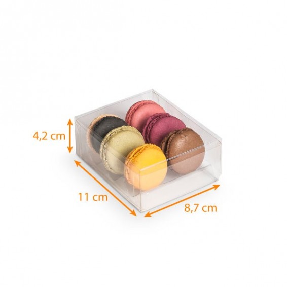 Boite macaron en PVC