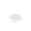 Support rectangulaire a languette en carton "Porcelaine"