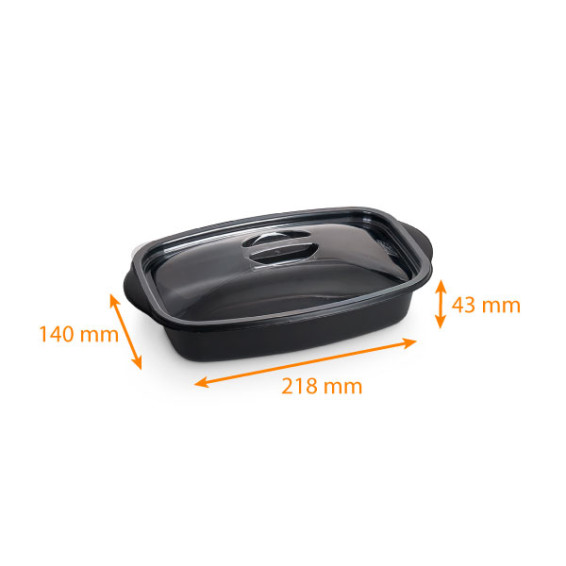 Barquettes repas Marmipack avec couvercles 