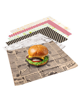 Emballage burger en format 31x38cm