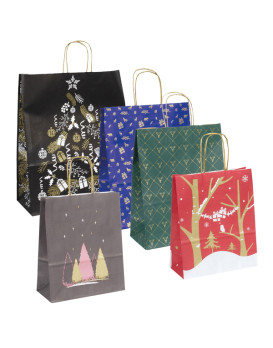 Sac poignée ficelle de Noël