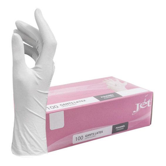 Gant latex jetable