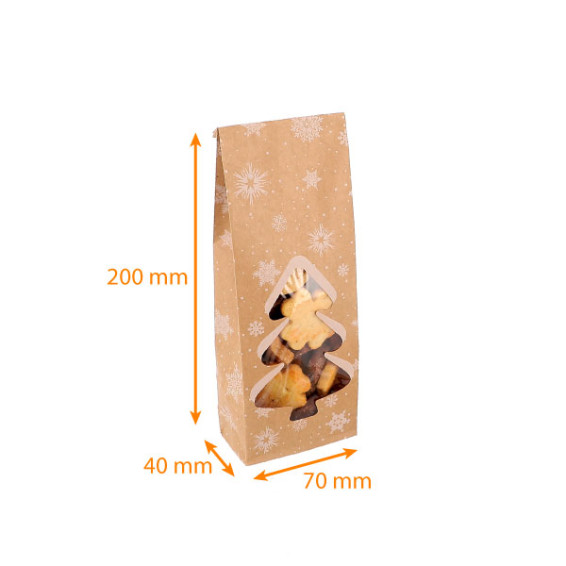 Sachet SOS en kraft Noël