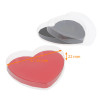 Boite transparente coeur