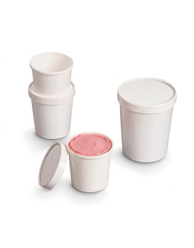 Pot carton blanc