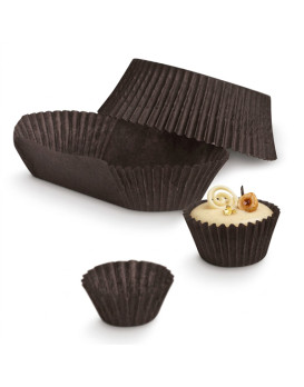 Caissette plissée noire