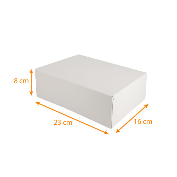 Boite rectangulaire blanche