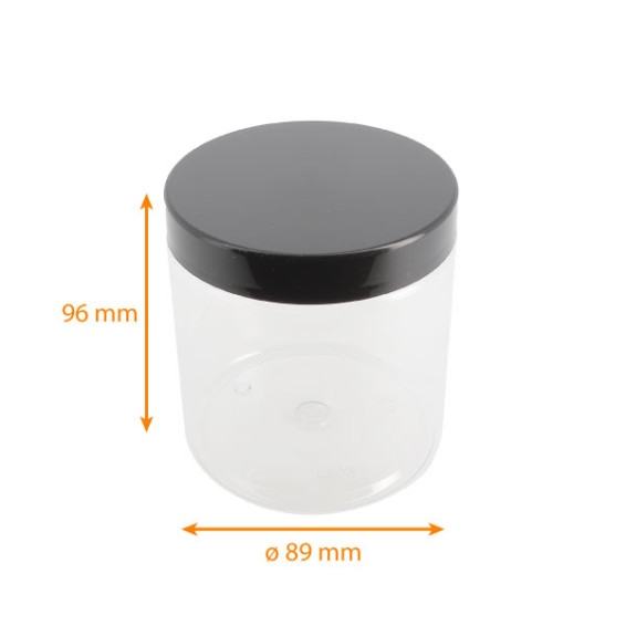 Pot rond en PET