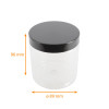 Pot rond en PET