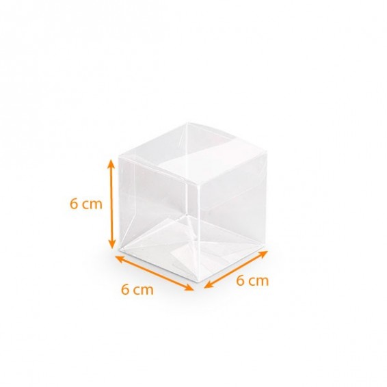 Boite cubique transparente